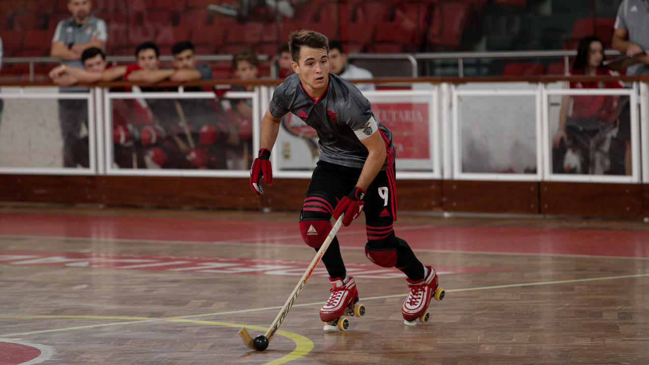 Benfica Miguel Fortunato Em jogo Hóquei em Patins