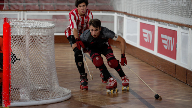 Benfica Miguel Fortunato Em jogo Hóquei em Patins