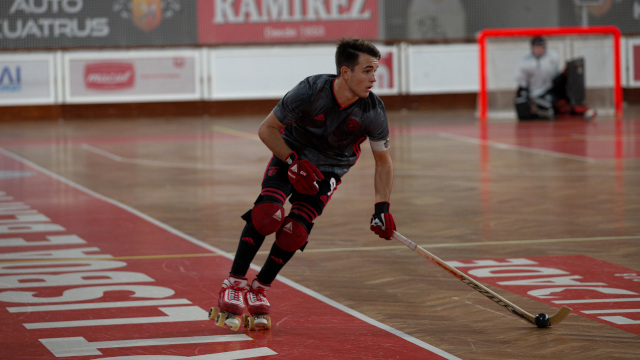 Benfica Miguel Fortunato Em jogo Hóquei em Patins