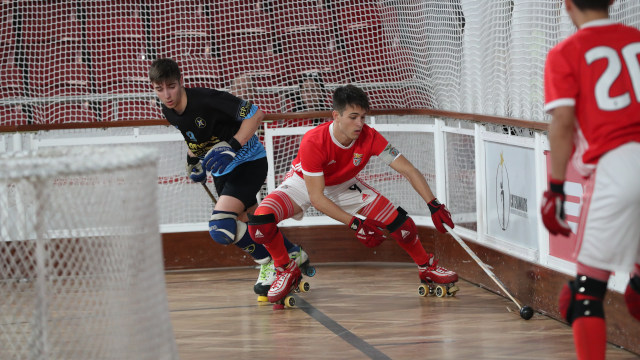 Benfica Miguel Fortunato Em jogo Hóquei em Patins