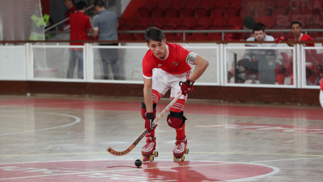 Benfica Miguel Fortunato Em jogo Hóquei em Patins