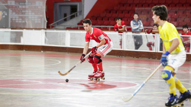 Benfica Miguel Fortunato Em jogo Hóquei em Patins