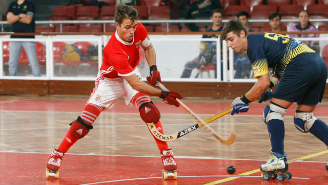 Benfica Miguel Fortunato Em jogo Hóquei em Patins