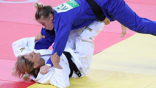 Telma Monteiro em combate