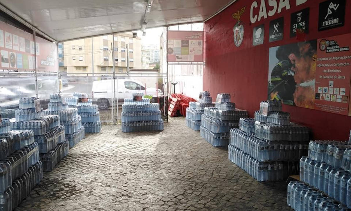 Casa Benfica Algueirão-Mem Martins apoia os bombeiros do concelho de Sintra
