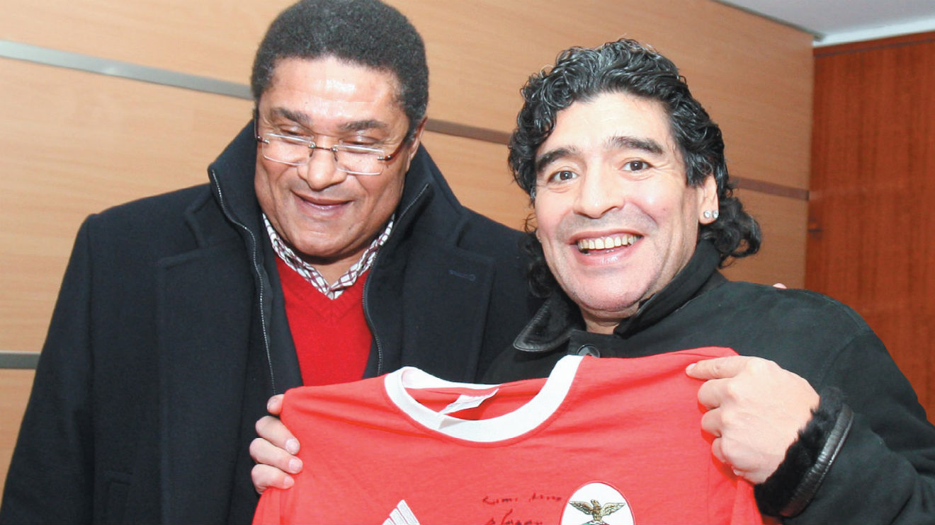 Eusébio e Maradona