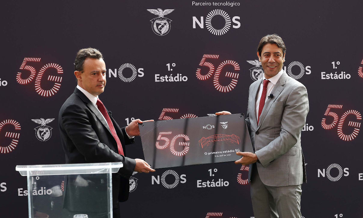 Benfica e NOS, Estádio da Luz, o primeiro 5G em Portugal