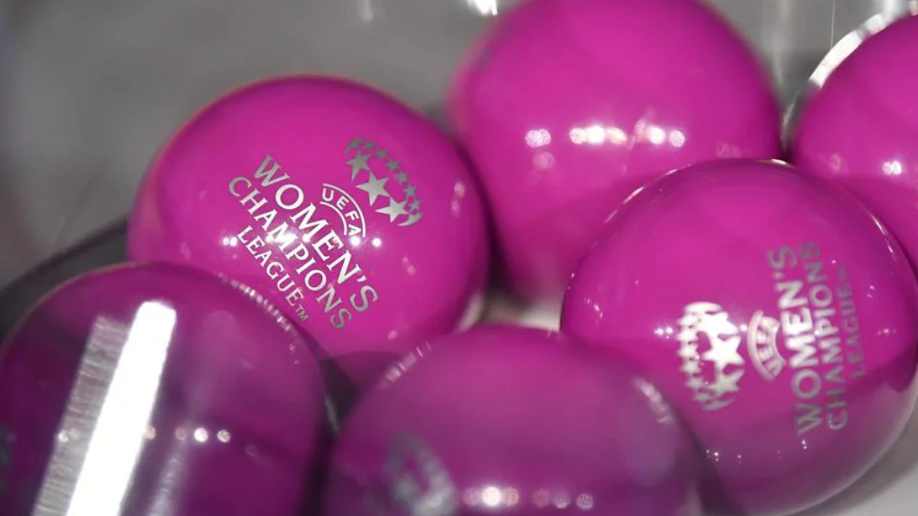 Bolas Sorteio Futebol Feminino Liga dos Campeões