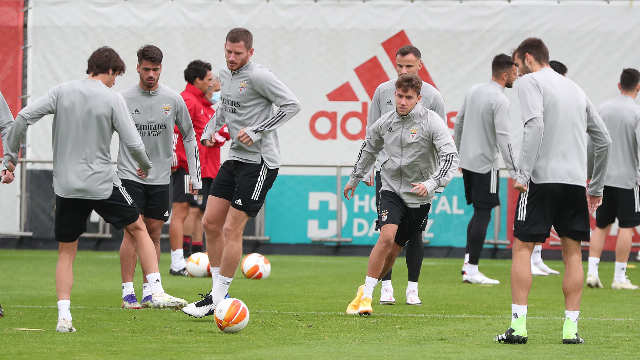 Treino Benfica