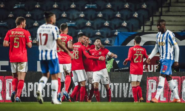 Benfica marcou logo ao minuto 17