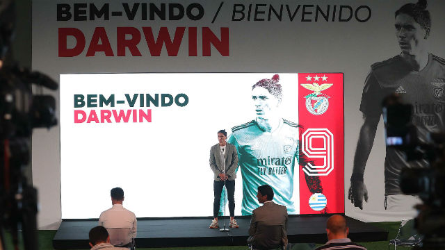 Apresentação Darwin Benfica Futebol