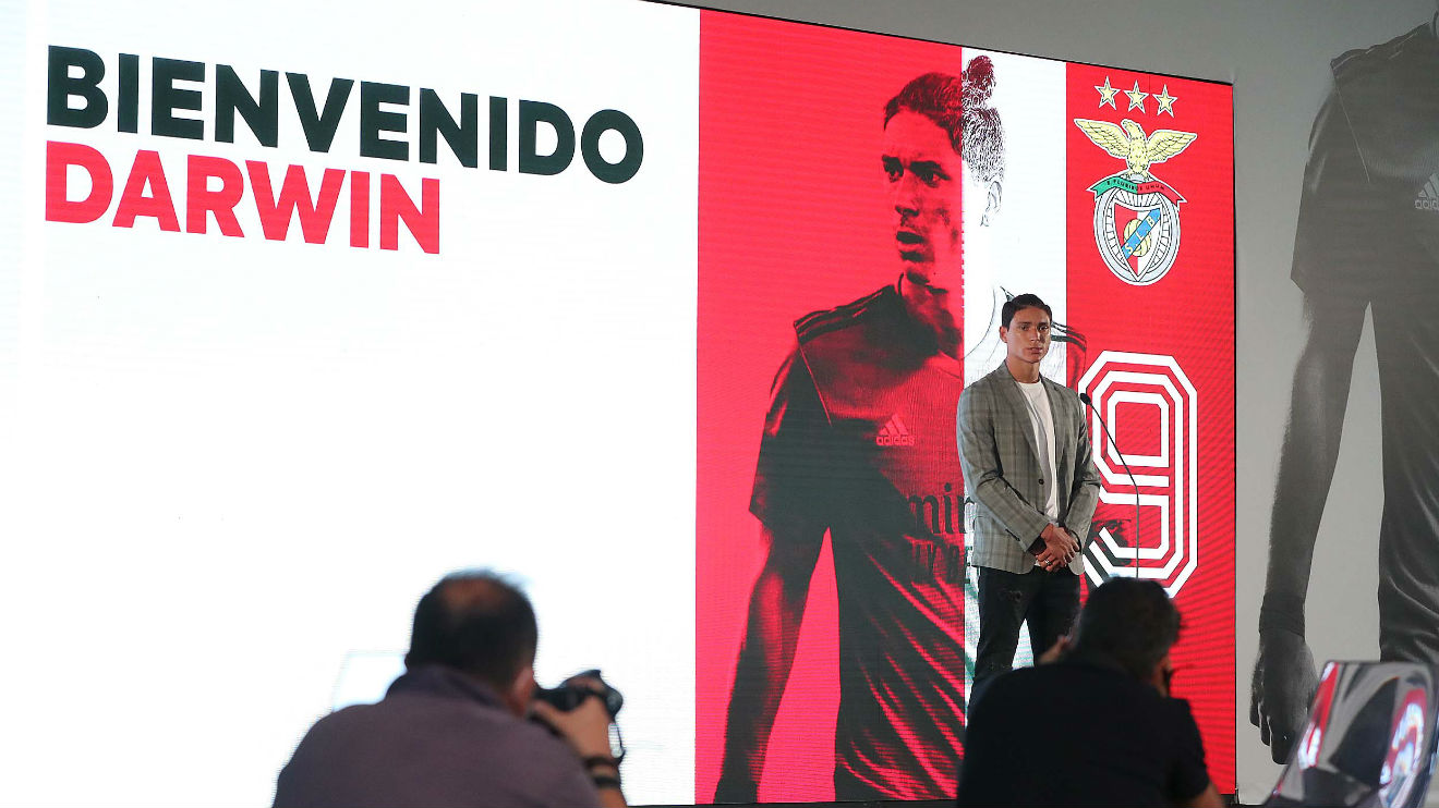 Apresentação Darwin Benfica Futebol