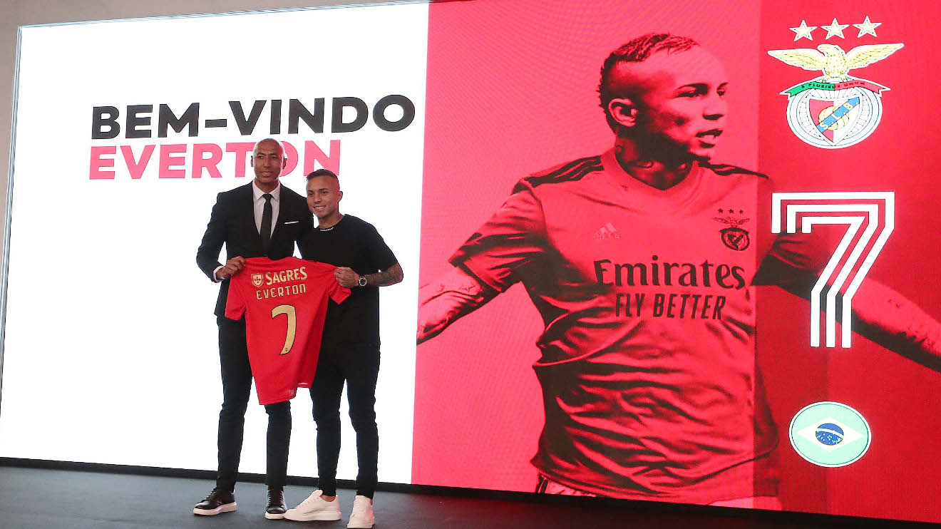 Everton Apresentação Benfica