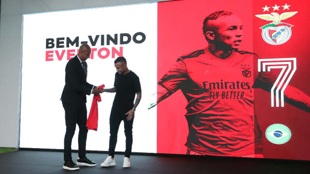 Everton Apresentação Benfica