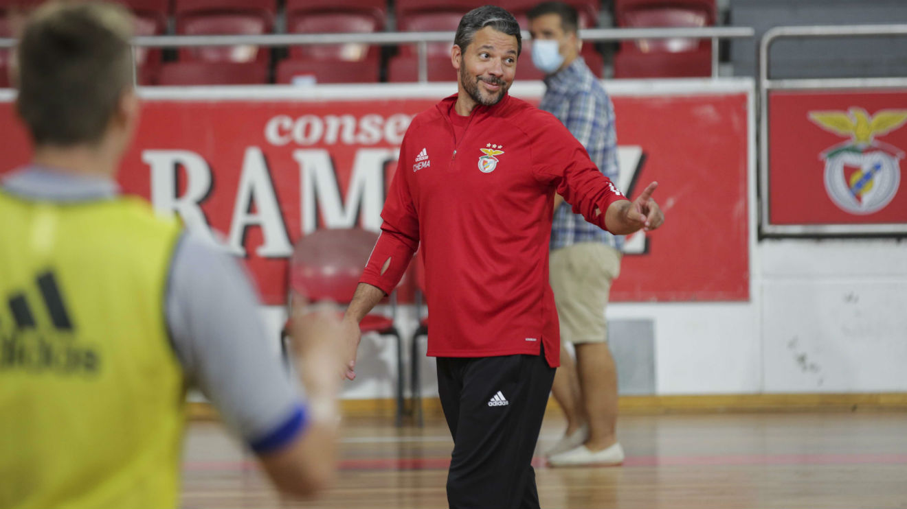 Treino andebol Benfica