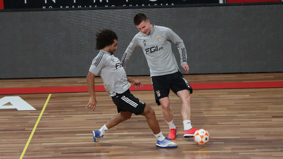 Treino Futsal Benfica Preparação Taça da Liga