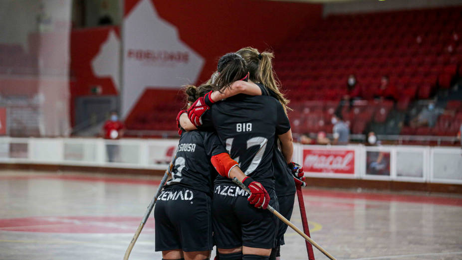 Equipa do Benfica Hóquei em Patins Feminino
