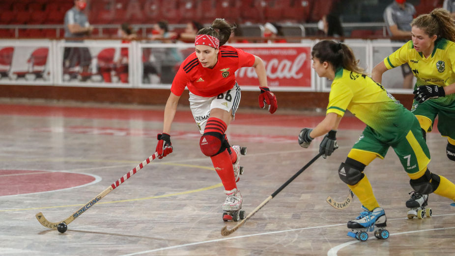 Maria Sofia Silva, jogadora da equipa feminina de hóquei em patins do Benfica