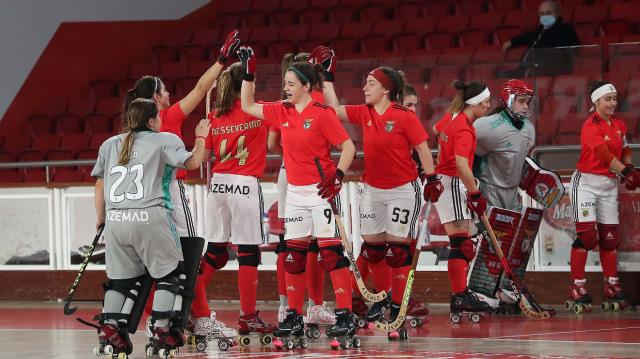 Festejos da equipa do Benfica