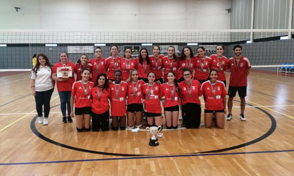 Equipa campe&#227; nacional de voleibol feminino