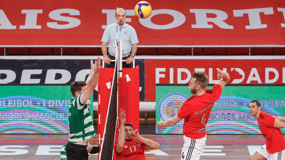 Benfica-Sporting Jogo 2 Meia-final Campeonato Voleibol