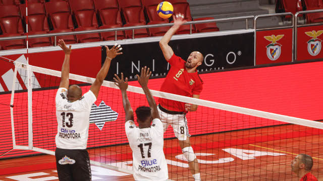 Hugo Gaspar no jogo de apresenta&#231;&#227;o do Benfica com a Fonte do Bastardo
