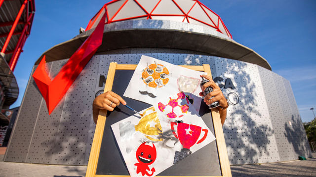 Oficina Criativa Arte de Ser Benfiquista Museu Benfica