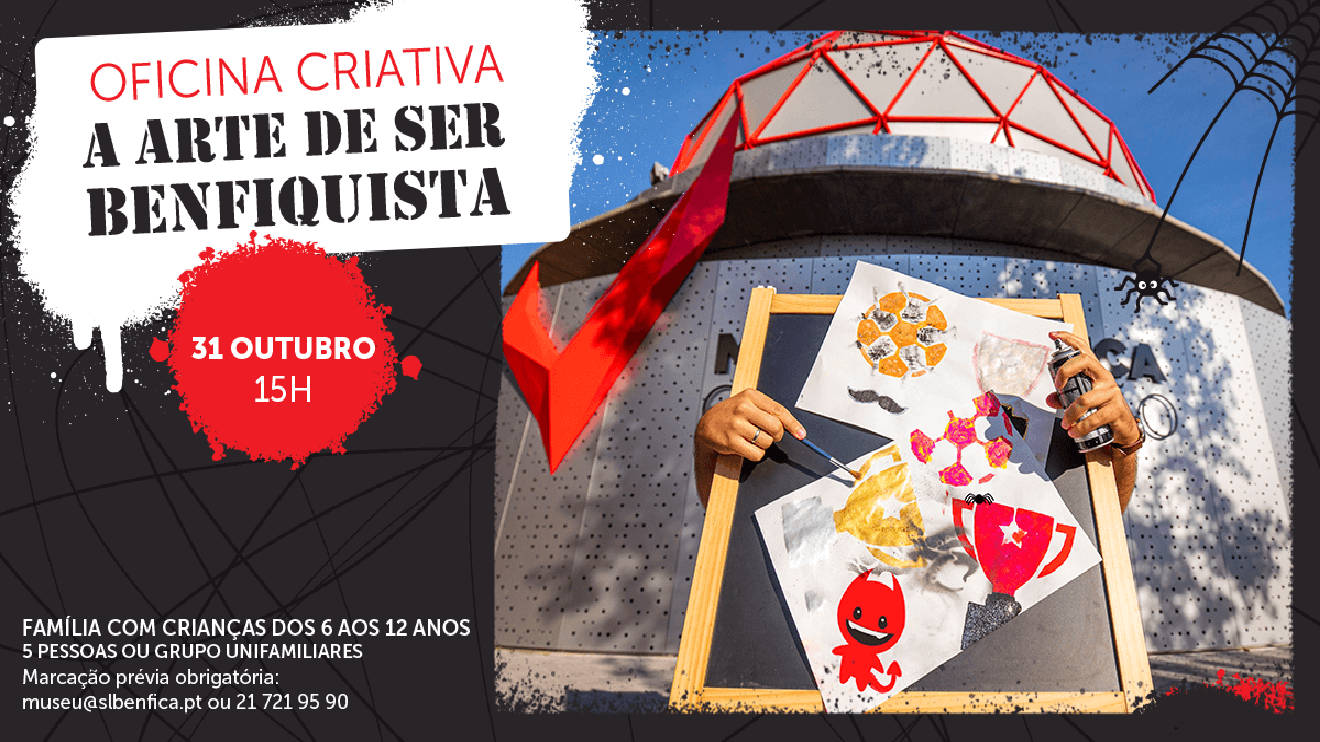 Oficina Criativa Arte de Ser Benfiquista Museu Benfica