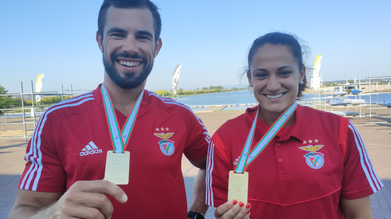 Fernando Pimenta e Joana Vasconcelos Canoagem Benfica