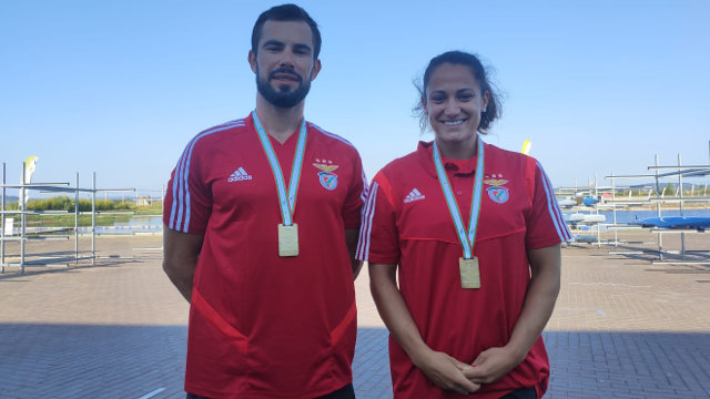 Fernando Pimenta e Joana Vasconcelos Canoagem Benfica