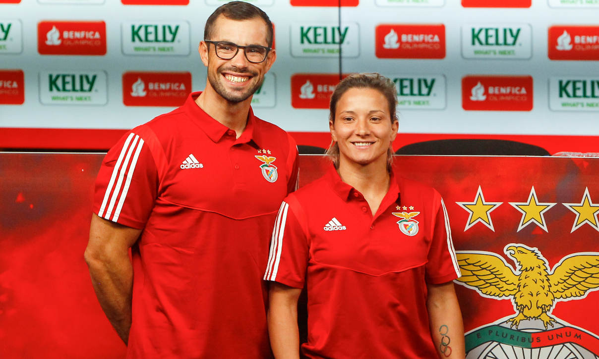 Fernando Pimenta e Telma Monteiro Benfica