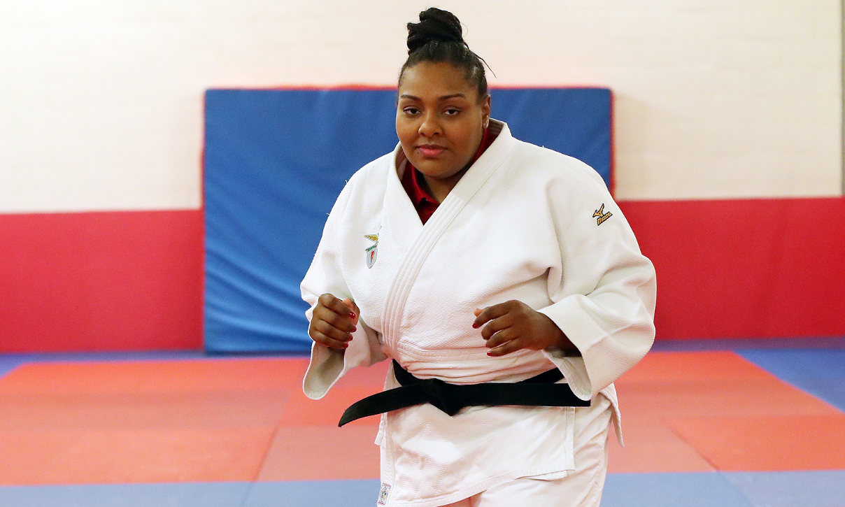 Rochele Nunes, judoca do Benfica