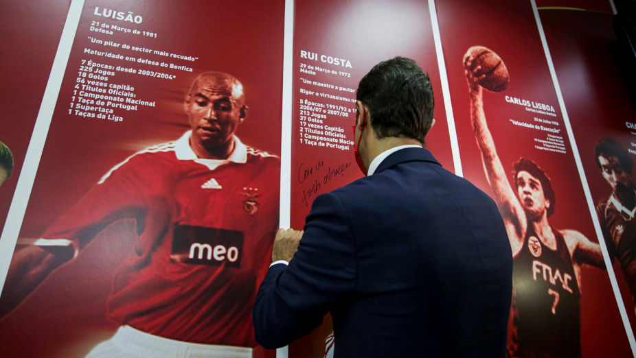 Rui Costa na Casa Benfica Figueira da Foz