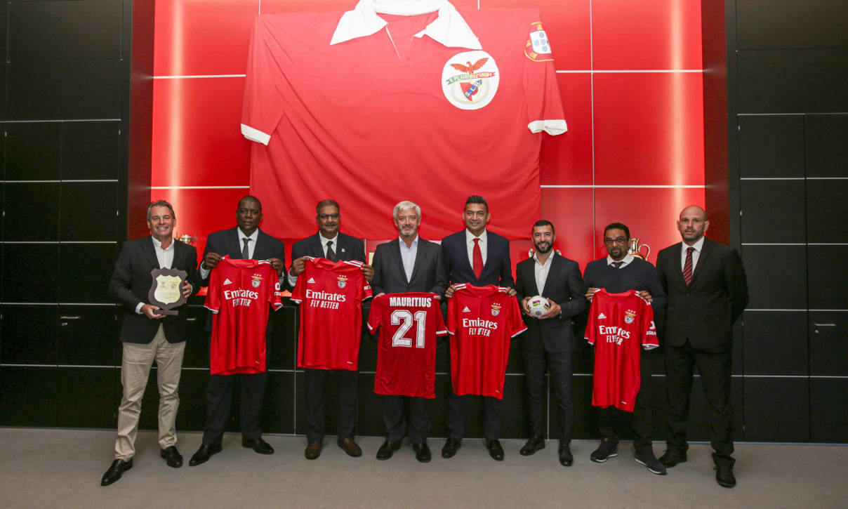 Parceria entre Benfica e Associação de Futebol das Ilhas Maurícias