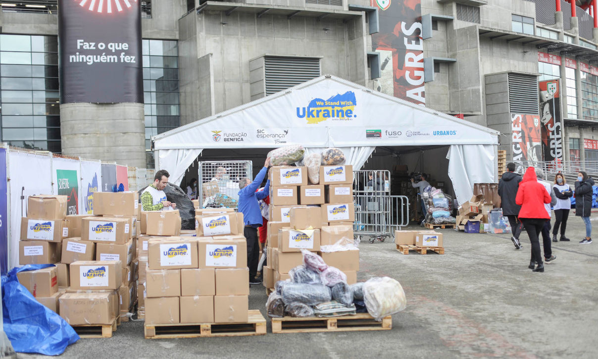 Recolha de bens para a Ucrânia