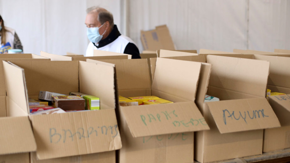 Recolha de bens para a Ucrânia