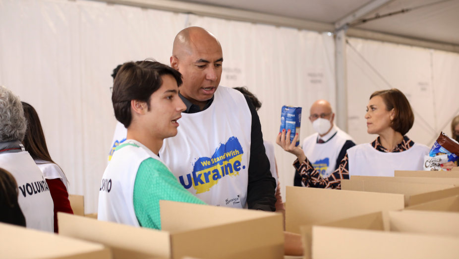 Recolha de bens para a Ucrânia
