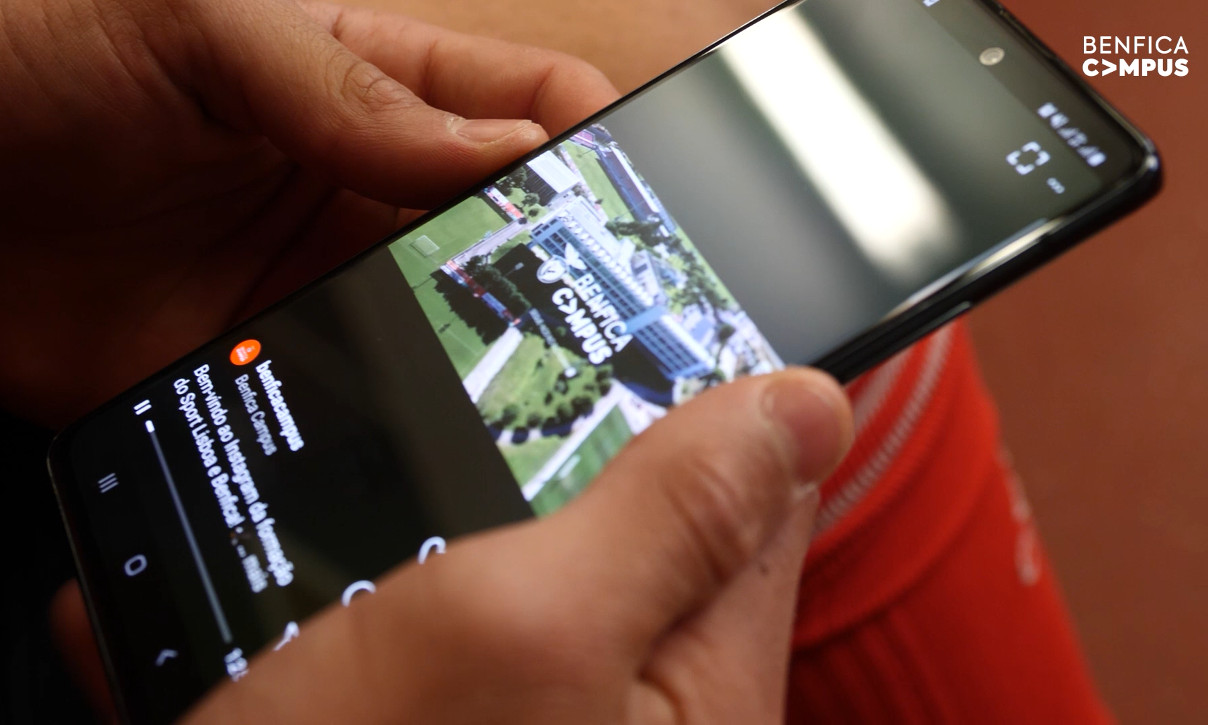 Benfica Campus, página no Instagram