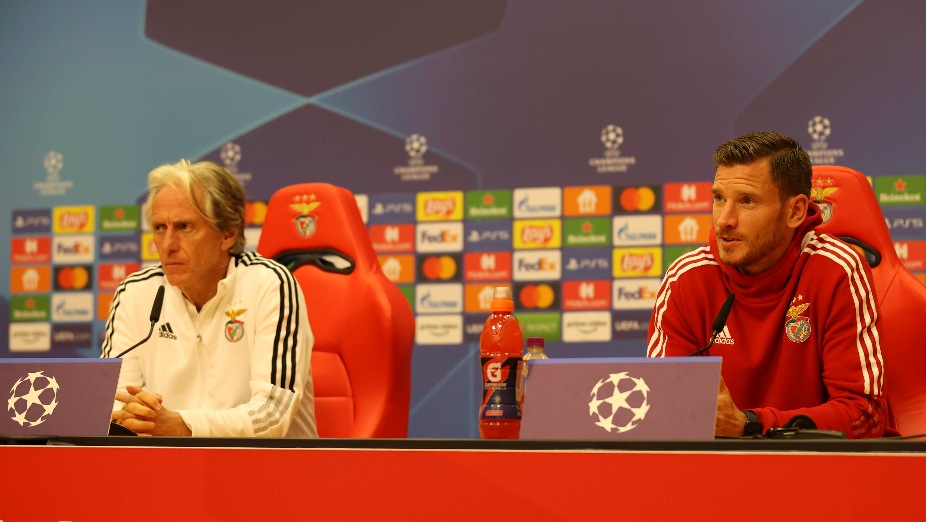 Jorge Jesus e Vertonghen 