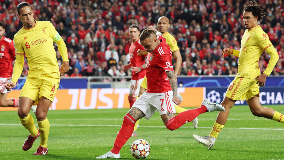 Benfica-Liverpool 1.ª mão dos quartos de final da Liga dos Campeões