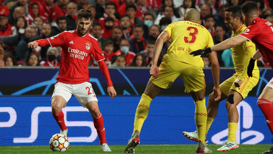 Benfica-Liverpool 1.ª mão dos quartos de final da Liga dos Campeões