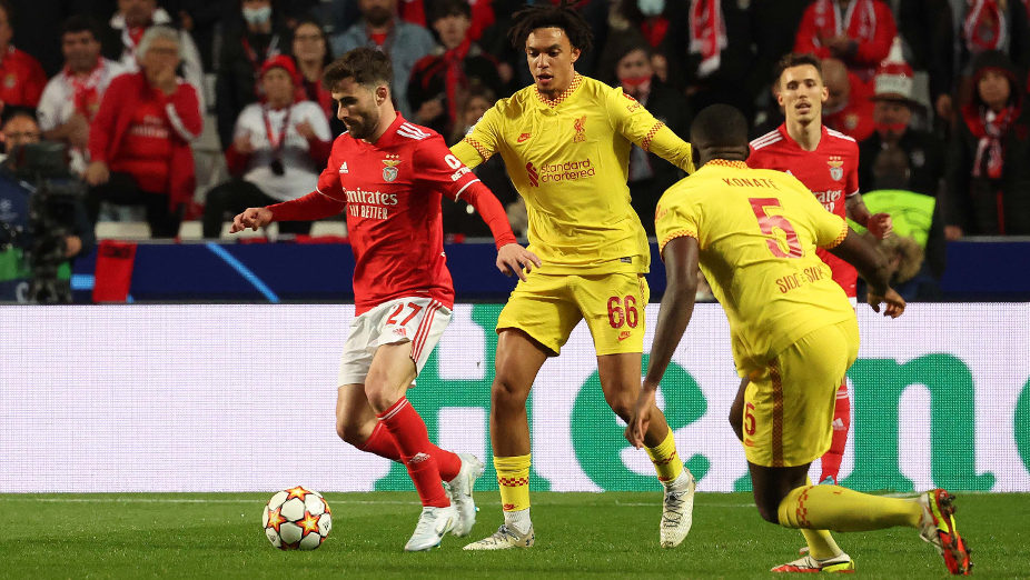 Benfica-Liverpool 1.ª mão dos quartos de final da Liga dos Campeões