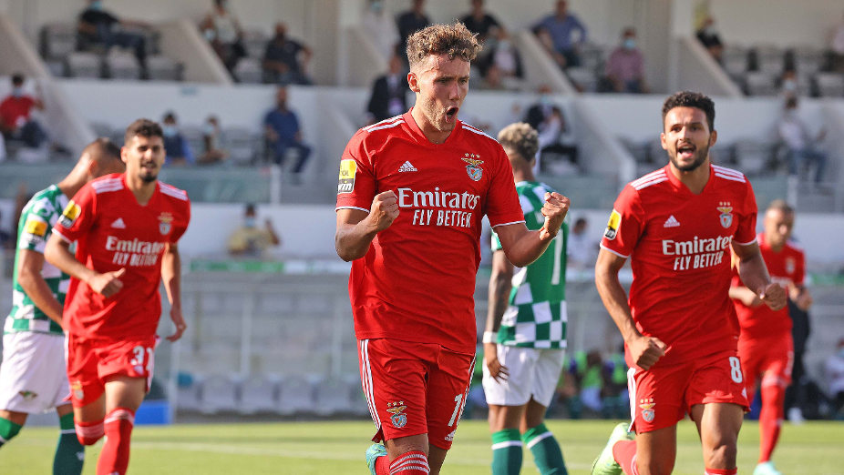 Festejo de golo Benfica