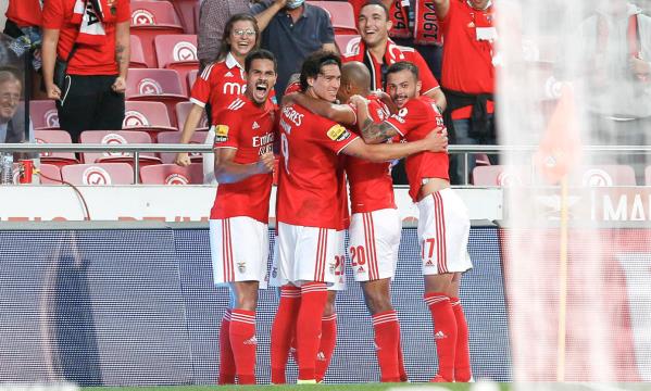 Jogadores do Benfica