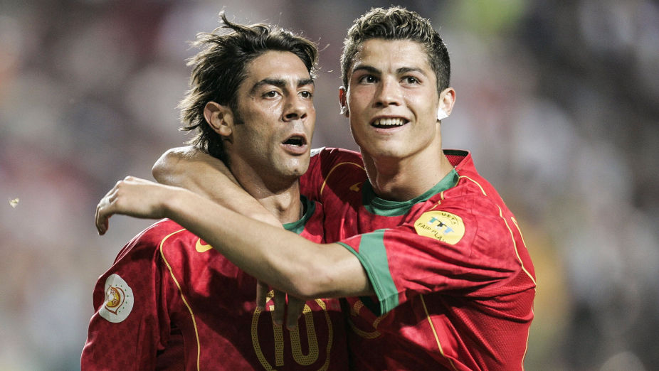 Rui Costa e Cristiano Ronaldo
