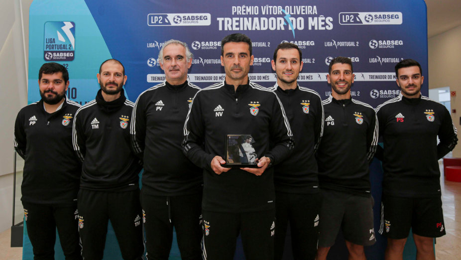 Nélson Veríssimo recebeu prémio de Treinador do Mês da Liga 2 nos meses de outubro e novembro