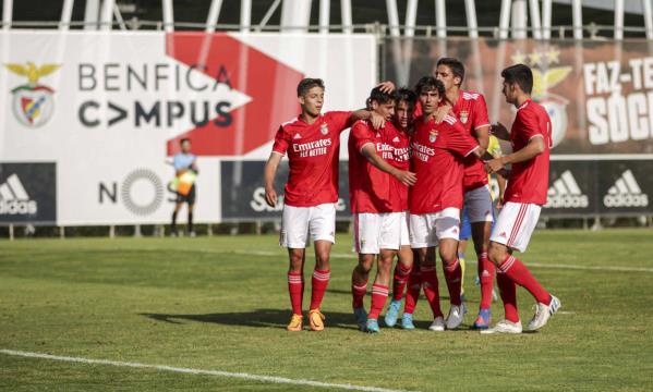 Festejos dos Juniores do Benfica