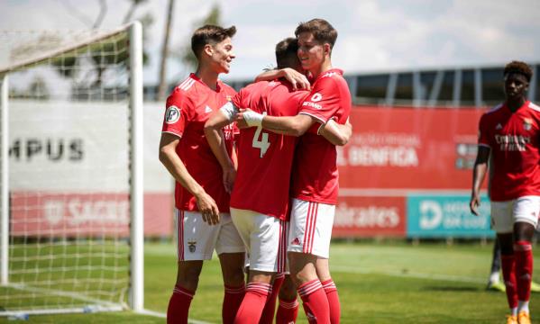 Festejos do primeiro golo do Benfica