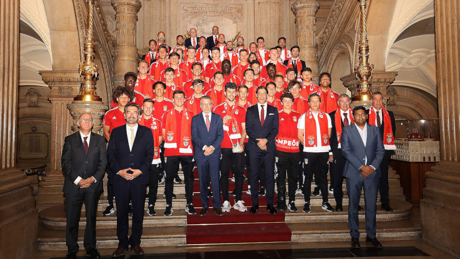 Receção aos Campeões Europeus UEFA Youth League, Câmara Municipal de Lisboa