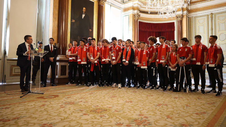 Receção aos Campeões Europeus UEFA Youth League, Câmara Municipal de Lisboa